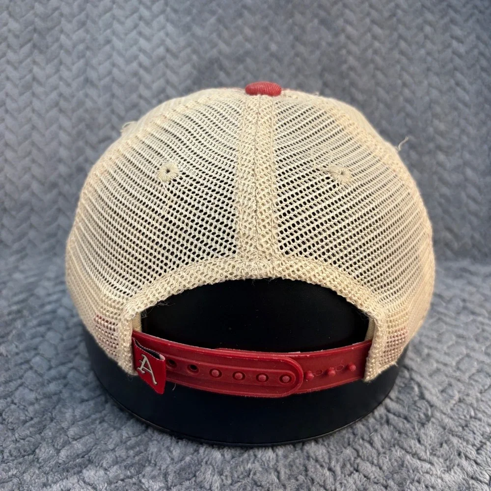 Arkansas Razorbacks Youth Trucker Hat Red Top of the World Snapback Cap